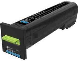 1 x Genuine Lexmark CX825 CX860 82K6XC Cyan Toner Cartridge Extra High Yield Return Program