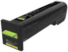 1 x Genuine Lexmark CX825 CX860 82K6XY Yellow Toner Cartridge Extra High Yield Return Program