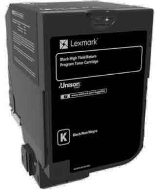 1 x Genuine Lexmark CX725 84C6HK Black Toner Cartridge High Yield Return Program