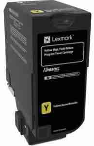 1 x Genuine Lexmark CX725 84C6HY Yellow Toner Cartridge High Yield Return Program