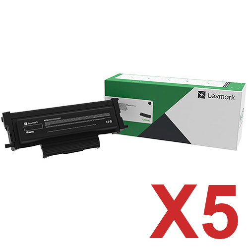 5 x Genuine Lexmark B2236 MB2236 B226H00 Toner Cartridge High Yield Return Program