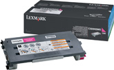 1 x Genuine Lexmark C500 X500 X502 Magenta Toner Cartridge High Yield