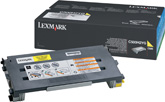 1 x Genuine Lexmark C500 X500 X502 Yellow Toner Cartridge High Yield