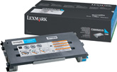 1 x Genuine Lexmark C500 X500 X502 Cyan Toner Cartridge