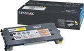 1 x Genuine Lexmark C500 X500 X502 Yellow Toner Cartridge