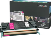 1 x Genuine Lexmark C522 C524 C532 C534 Magenta Toner Cartridge Standard Yield Return Program