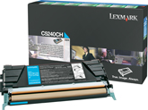 1 x Genuine Lexmark C524 C532 C534 Cyan Toner Cartridge High Yield Return Program