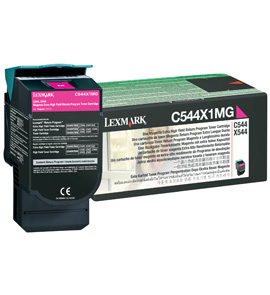 1 x Genuine Lexmark C544 C546 X544 X546 X548 Magenta Toner Cartridge Extra High Yield Return Program