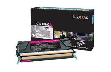 1 x Genuine Lexmark C748 Magenta Toner Cartridge High Yield Return Program