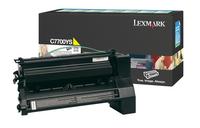 1 x Genuine Lexmark C772 Yellow Toner Cartridge Return Program