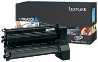 1 x Genuine Lexmark C780 Cyan Toner Cartridge High Yield Return Program