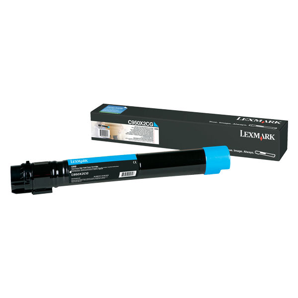 1 x Genuine Lexmark C950 Cyan Toner Cartridge Extra High Yield