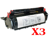 3 x Compatible Lexmark T640 T642 T644 Toner Cartridge High Yield 64017HR 64037HR