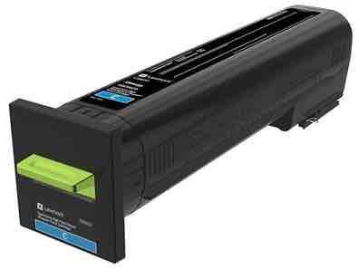 1 x Compatible Lexmark CS820 CX825 CX860 Cyan Toner Cartridge Extra High Yield 72K6XC0