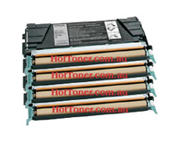4 Pack Compatible Lexmark C524 C534 Toner Cartridge Set High Yield C5240KH C5240CH C5240MH C5240YH