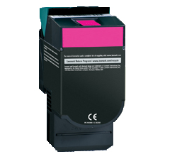1 x Compatible Lexmark C540 C543 C544 C546 X544 X546 Magenta Toner Cartridge High Yield C540H1MG