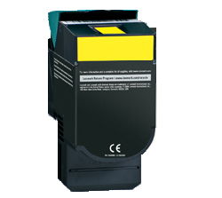 1 x Compatible Lexmark C540 C543 C544 C546 X544 X546 Yellow Toner Cartridge High Yield C540H1YG