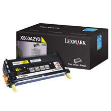 1 x Genuine Lexmark X560N Yellow Toner Cartridge