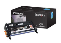 1 x Genuine Lexmark X560N Black Toner Cartridge High Yield