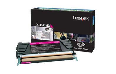 1 x Genuine Lexmark X746 X748 Magenta Toner Cartridge Return Program