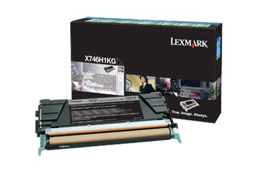 1 x Genuine Lexmark X746 X748 Black Toner Cartridge High Yield Return Program