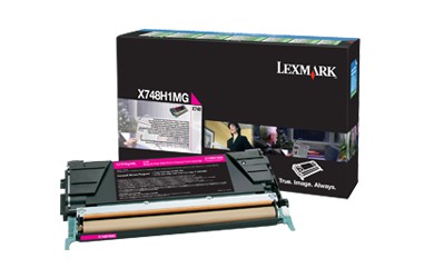 1 x Genuine Lexmark X748 Magenta Toner Cartridge High Yield Return Program