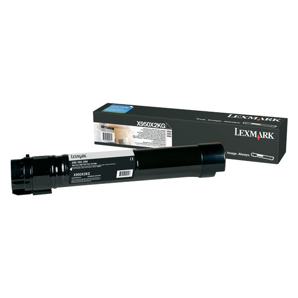 1 x Genuine Lexmark X950 X954 Black Toner Cartridge Extra High Yield