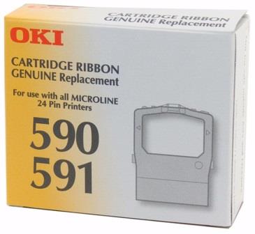 1 x Genuine OKI MICROLINE 590 591 Ribbon Cartridge