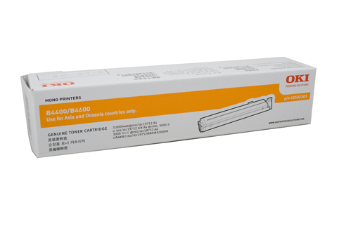 1 x Genuine OKI Page B4400 B4600 Toner Cartridge