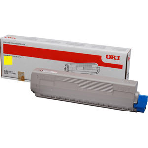 1 x Genuine OKI C5850 C5950 MC560 Yellow Toner Cartridge