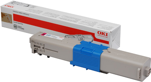 1 x Genuine OKI C301 C321 Magenta Toner Cartridge