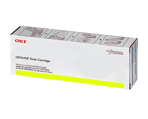 1 x Genuine OKI MC770 MC780 Yellow Toner Cartridge