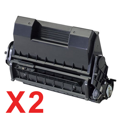 2 x Compatible OKI B710 B720 B730 Toner Cartridge