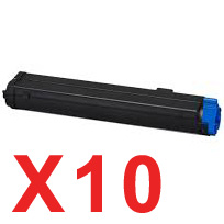 10 x Compatible OKI B4400 B4600 Toner Cartridge