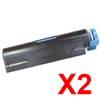 2 x Compatible OKI ES4131 ES4191 Toner Cartridge
