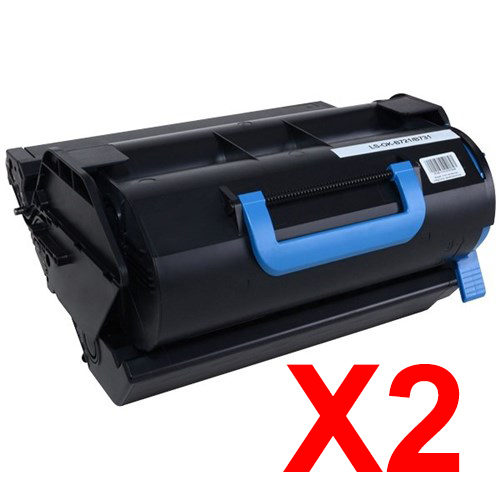 2 x Compatible OKI B721 B731 MB760 MB770 Toner Cartridge