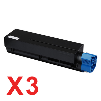 3 x Compatible OKI B412 B432 B512 MB472 MB492 MB562 Toner Cartridge High Yield