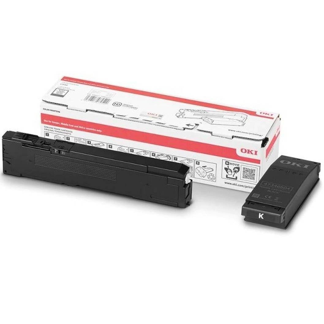 1 x Genuine OKI C650 C650dn Black Toner Cartridge