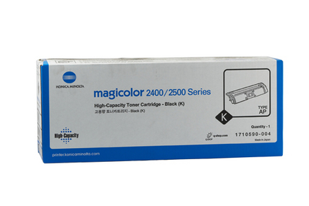 1 x Genuine Konica Minolta magicolor 2400 2500 Black Toner Cartridge 1710590004