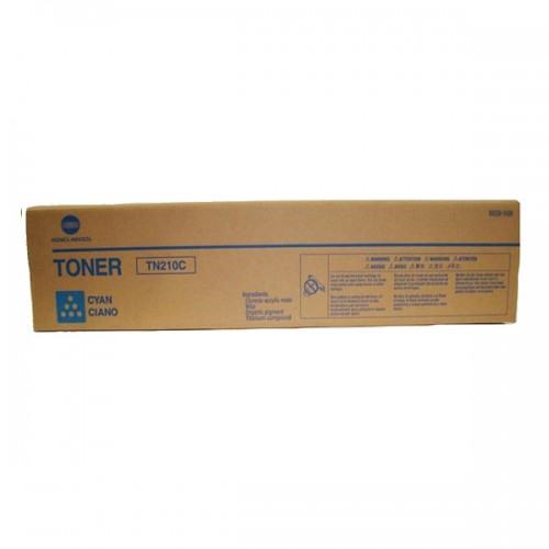 1 x Genuine Konica Minolta Bizhub C250 C252 Cyan Toner Cartridge TN210C 8938512