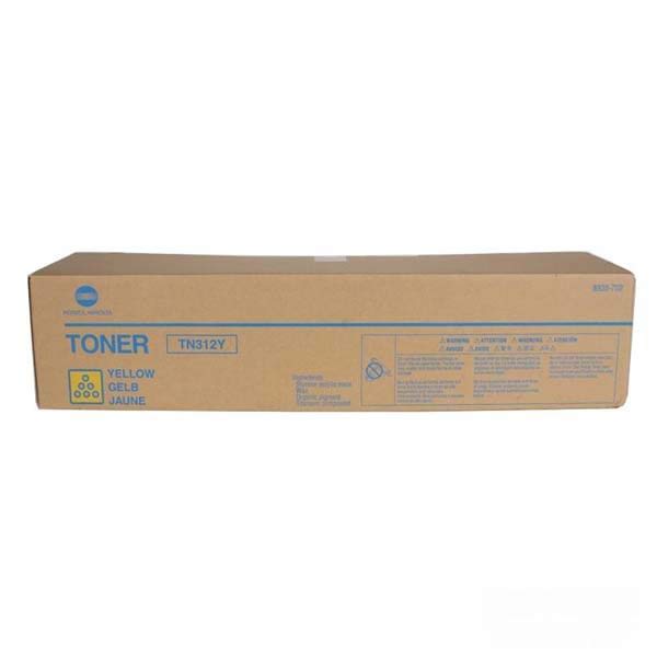 1 x Genuine Konica Minolta Bizhub C352 Yellow Toner Cartridge TN312Y 8938706