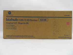1 x Genuine Konica Minolta Bizhub C30 C31 Magenta Toner Cartridge TN313M A06V354