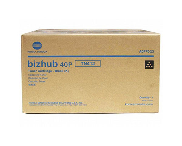 1 x Genuine Konica Minolta Bizhub 40P Toner Cartridge TN412 A0FP023