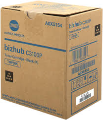 1 x Genuine Konica Minolta Bizhub C3100P Black Toner Cartridge TNP50K A0X5194