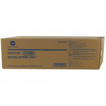 1 x Genuine Konica Minolta Bizhub C224 C284 C364 Cyan Developing Unit DV512C A2XN0KD