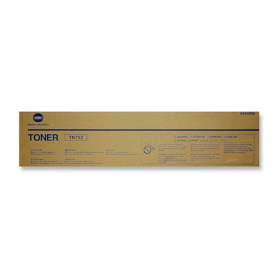 1 x Genuine Konica Minolta Bizhub 654E 754E Toner Cartridge TN712 A3VU050