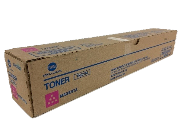 1 x Genuine Konica Minolta Bizhub C227 C287 Magenta Toner Cartridge TN221M A8K3390