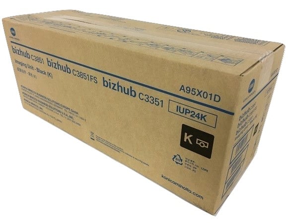 1 x Genuine Konica Minolta Bizhub C3351 C3851 Black Imaging Drum Unit IUP24K A95X01D