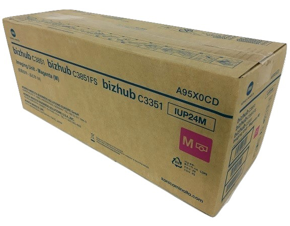 1 x Genuine Konica Minolta Bizhub C3351 C3851 Magenta Imaging Drum Unit IUP24M A95X0CD