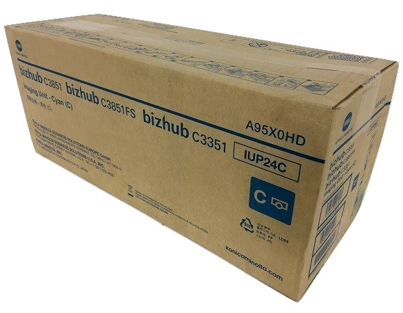 1 x Genuine Konica Minolta Bizhub C3351 C3851 Cyan Imaging Drum Unit IUP24C A95X0HD